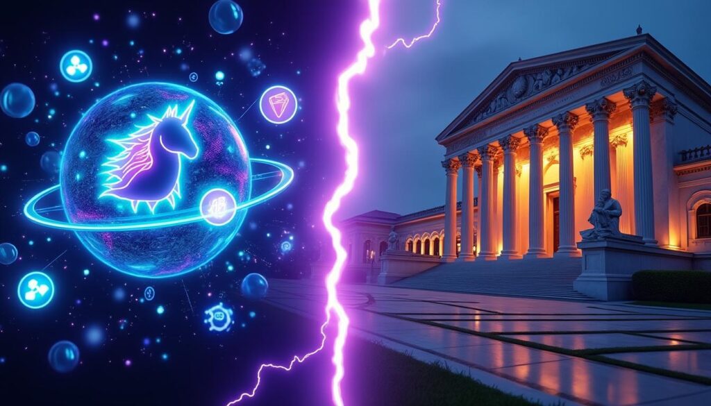 découvrez comment uniswap, aave et makerdao révolutionnent la finance décentralisée (defi) et explorez leur potentiel à rivaliser avec les banques traditionnelles.